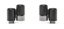 Akrapovic 17-18 Porsche Panamera Turbo Tail Pipe Set (Carbon)