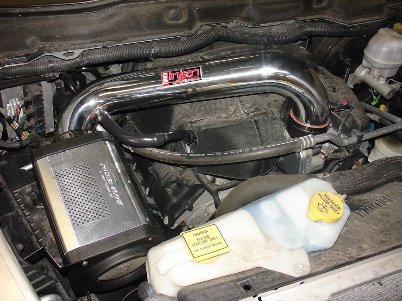 Injen 09-10 Dodge Ram Truck 5.7L-V8 HEMI Power Flow w/ Box Wrinkle Black Power-Flow Air Intake Syste - Image 3