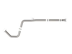 Alternative view of aFe Takeda 3 IN 304 Stainless Steel Mid-Pipe Hyundai Elantra N 22-23 L4-2.0L (t)