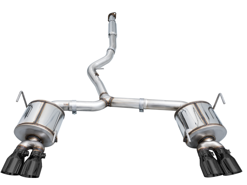 AWE Tuning 2022+ VB Subaru WRX Touring Edition Exhaust - Diamond Black Tips - Image 9
