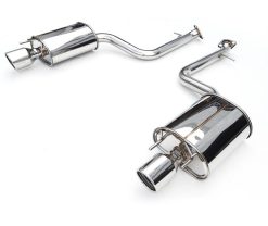 Invidia 08-09 WRX Sedan Q300 Single Stainless Steel Tip Cat-back Exhaust