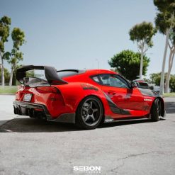 Seibon 2020 Toyota Supra TD-Style Carbon Fiber Rear Spoiler - Image 7