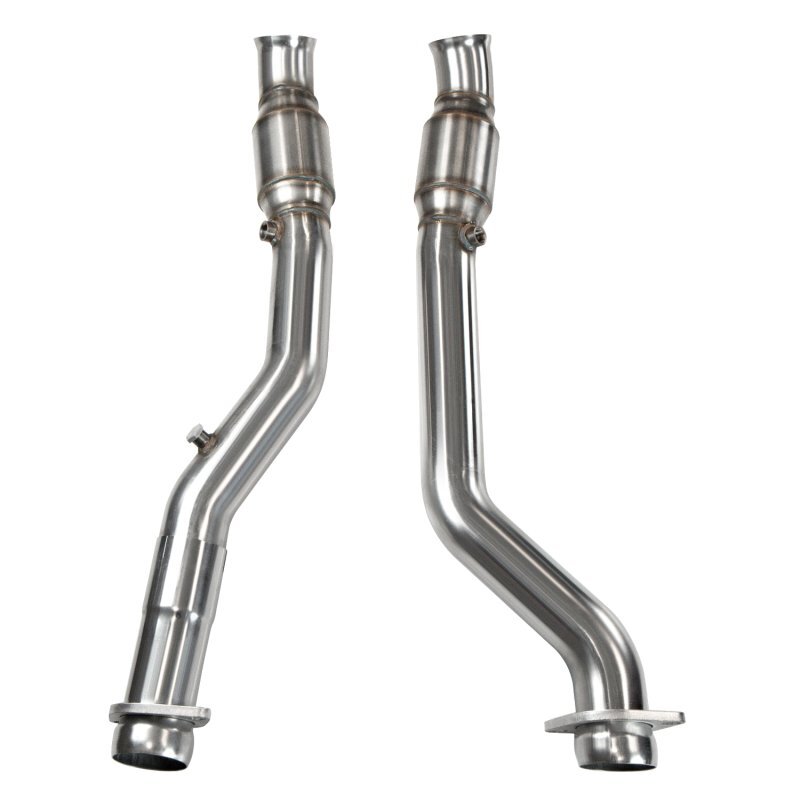 Kooks 12-22 Jeep Trackhawk 6.2L /Dodge Durango 6.4L 3in H.O. GREEN Catted OEM Connection Pipes - Image 2