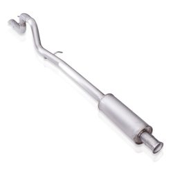 Stainless Works 2018+ Jeep Wrangler JL 304SS Factory Connect 2.5in Cat Back Dump Exhaust System - Image 7
