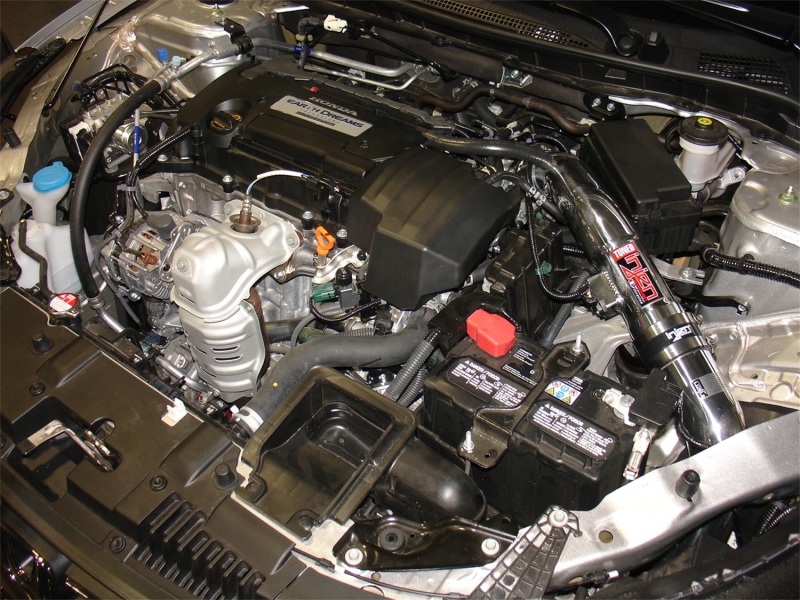 Injen 13-17 Honda Accord 2.4L 4cyl Polished Cold Air Intake w/MR Tech & Air Fusion (Converts to SRI) - Image 5