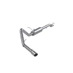 Alternative view of MBRP 08-12 Ford F-250/F-350 5.4L V8/6.8L V10/6.2L V8 CC-SB/EC-LB 3in Cat Back Single Side Exit Alum