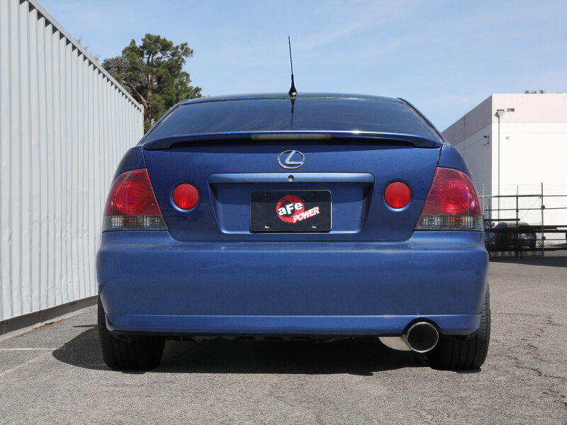 aFe Lexus IS300 01-05 L6-3.0L Takeda Cat-Back Exhaust System- Blue Tip - Image 4