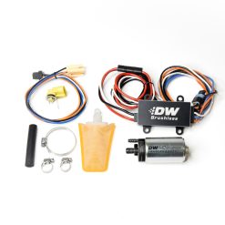 Alternative view of DeatschWerks 94-98 Nissan 240SX 440lph In-Tank Brushless Fuel Pump w/9-0913 Instl kit/C102 Contrllr