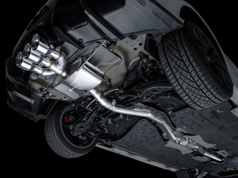 AWE Tuning 2024 Acura Integra Type S DE5 FWD Touring Edition Exhaust w/ Triple Chrome Silver Tips - Image 2