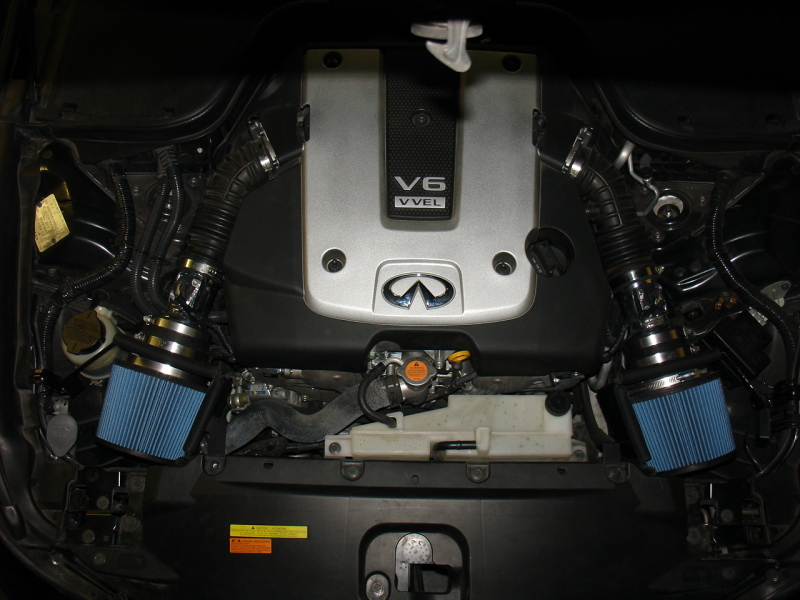 Injen 07-08 G35 4Dr 3.5L/08-13 G37/G37 IPL 2Dr 3.7L/09-13 G37 4Dr 3.7L V6 Polished Short Ram Intake - Image 4