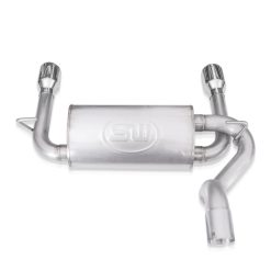 Stainless Works 2018+ Jeep Wrangler JL 304SS Factory Connect 2.5in Axle Back Exhaust System - Image 4