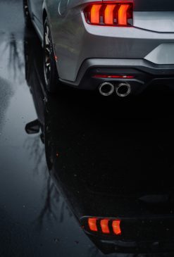 MBRP 2024+ Ford Mustang 5.0L Alum. SS 3in Cat-Back Dual Split Exhaust w/ Quad Tips (Valve Delete) - Image 4