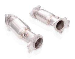 Alternative view of Stainless Works 20-21 Chevrolet Corvette C8 6.2L High-Flow Catted Midpipe Kit 3in