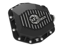Alternative view of aFe 18-24 Jeep Wrangler JL Dana M220 Pro Series Front Diff Cover w/ Oil - Black