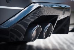 Alternative view of Akrapovic 2024+ BMW M5 (G90,G99) Round Carbon Fiber Tail Pipe Set