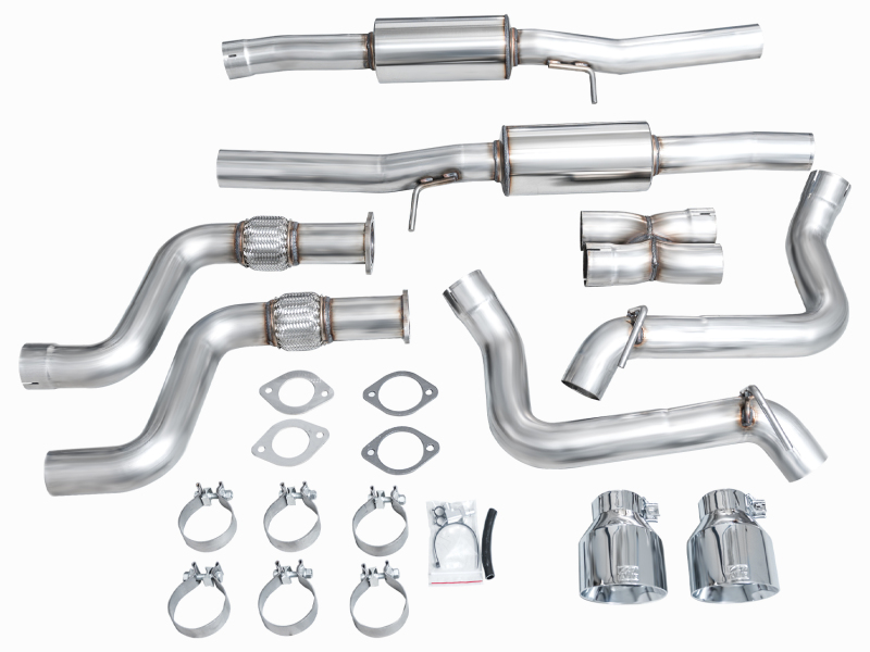 AWE 2023 Nissan Z RZ34 RWD Track Edition Catback Exhaust System w/ Chrome Silver Tips - Image 14