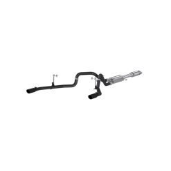 Alternative view of MBRP 2015 Ford F-150 5.0L 3in Cat Back Dual Split Rear Exit Black Exhaust System