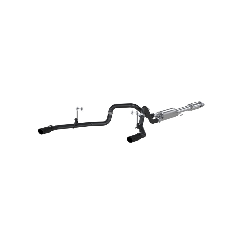 MBRP 2015 Ford F-150 5.0L 3in Cat Back Dual Split Rear Exit Black Exhaust System - Image 2