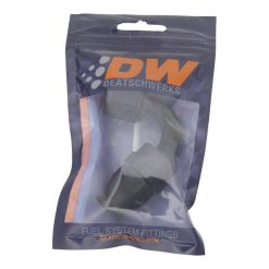 Alternative view of DeatschWerks 8 AN Female Flare Swivel 120-Degree Hose End PTFE - Anodized Matte Black