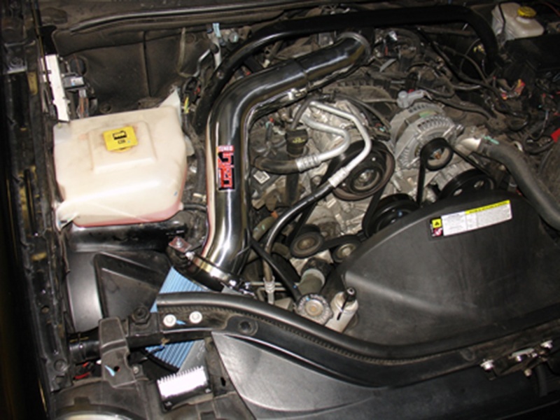 Injen 05-10 Grand Cherokee WK Wrinkle Bk Power-Flow Intake w/ MR Tech & Web Nano Fiber Dry Filter - Image 4