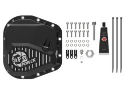 aFe 97-23 Ford F-150 Pro Series Rear Differential Cover Black w/ Machined Fins - Image 2