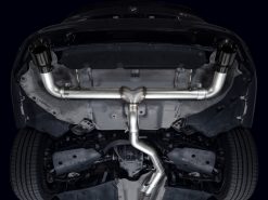 AWE 19-23 BMW 330i / 21-23 BMW 430i Base G2X Track Edition Axle Back Exhaust - Diamond Black - Image 9