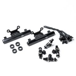 DeatschWerks 04-06 Subaru STI/LGT Side Feed to Top Feed Fuel Rail Conv Kit w/ 1500cc Injectors - Image 4