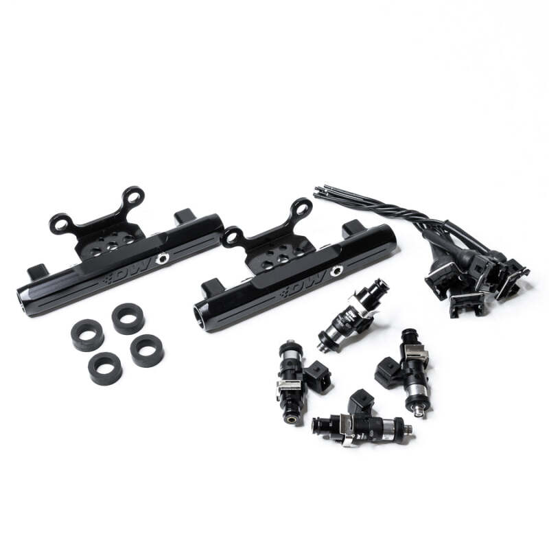 DeatschWerks 04-06 Subaru STI/LGT Side Feed to Top Feed Fuel Rail Conv Kit w/ 1500cc Injectors - Image 4