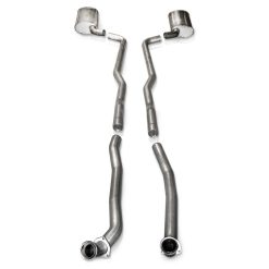 Alternative view of Stainless Works 1964-67 Corvette Exhaust BB Standard Trans 2-1/2in Factory Connect