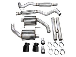 AWE 2024 Ford Mustang GT Fastback S650 RWD Touring Catback Exhaust w/ Dual Diamond Black Tips - Image 12