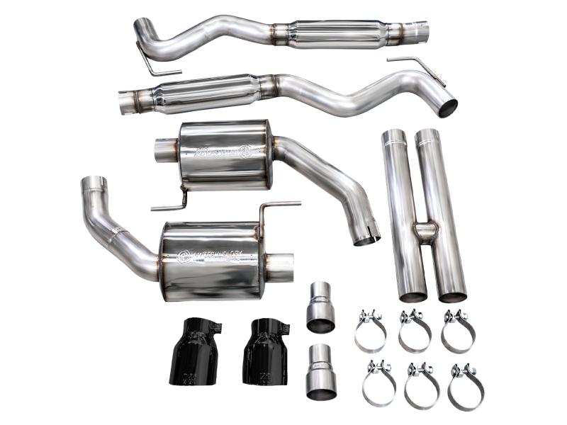 AWE 2024 Ford Mustang GT Fastback S650 RWD Touring Catback Exhaust w/ Dual Diamond Black Tips - Image 12