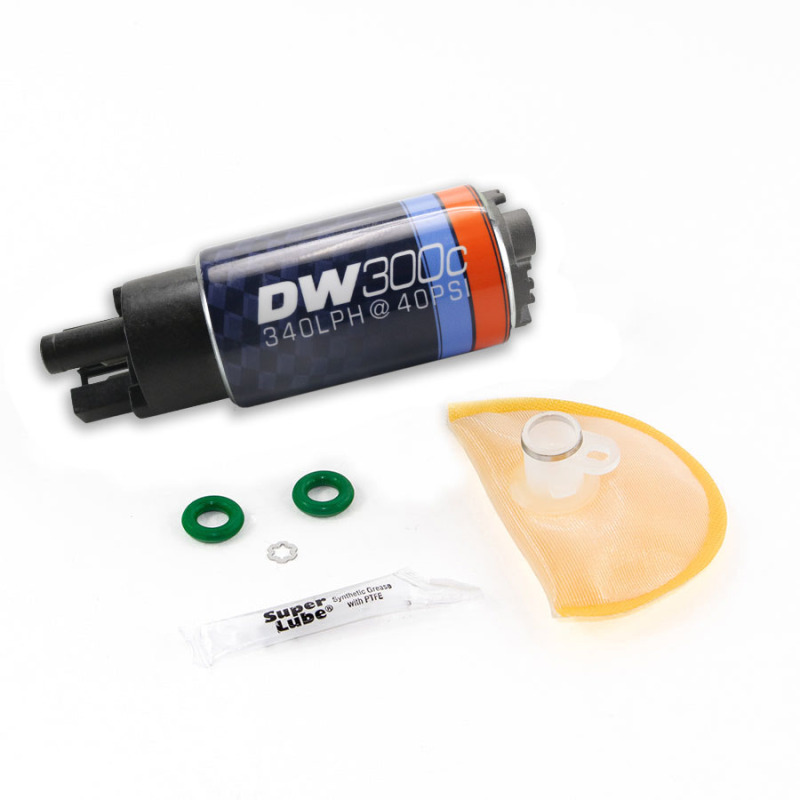 DeatschWerks 340lph DW300C Compact Fuel Pump w/ 06-11 Civic Set Up Kit (w/o Mounting Clips) - Image 4