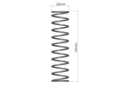 Alternative view of GFB Standard Spring (used in all valves except 1002)