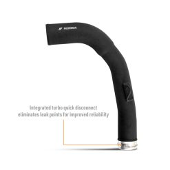 Mishimoto 2022+ Subaru WRX Charge Pipe Micro - Wrinkle Black - Image 2