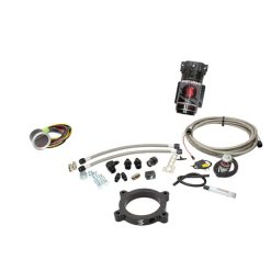 Alternative view of Snow Performance 2014+ GM Truck Stg 2 Bst Cooler F/I Water Inj. Kit (SS Braided Line/4AN) w/o Tank