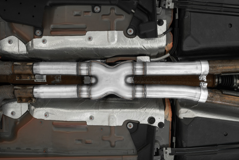 MBRP 15-19 Ford Mustang GT 2.5in Resonator Delete X-Pipe - T409 - Image 5