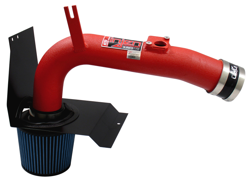 Injen 08-13 Subaru WRX/STi 2.5L (t) Wrinkle Red Cold Air Intake - Image 3