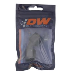 Alternative view of DeatschWerks 8AN Flare Female Swivel 45-Degree to 8AN Flare Female Swivel - Anodized Matte Black