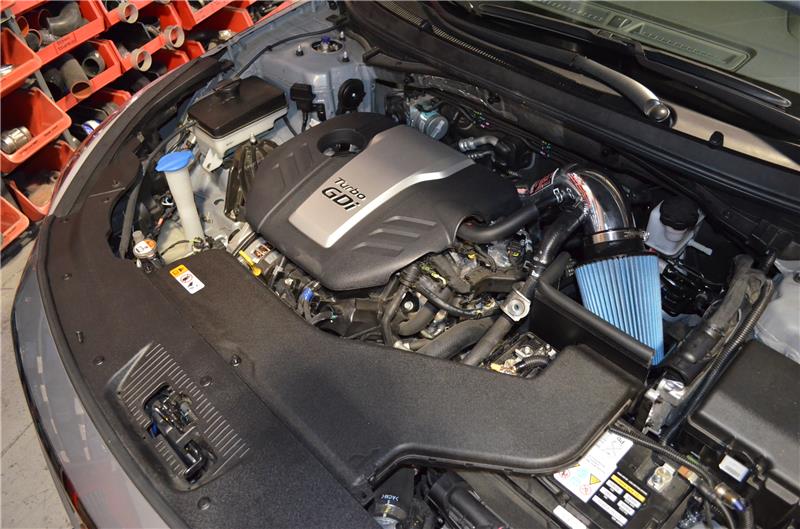 Injen 15-18 Hyundai Sonata 1.6L (t) Polished Short Ram Intake w/ Heat Shield - Image 3