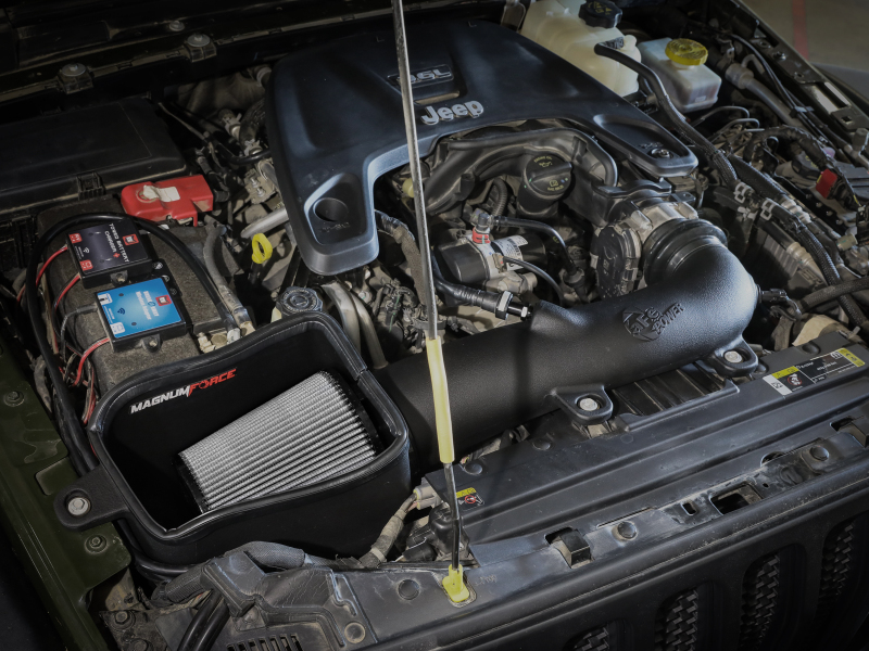 aFe Magnum FORCE Stage-2 Pro Dry S Cold Air Intake System Jeep Wrangler (JL) 18-23 V6-3.6L - Image 8
