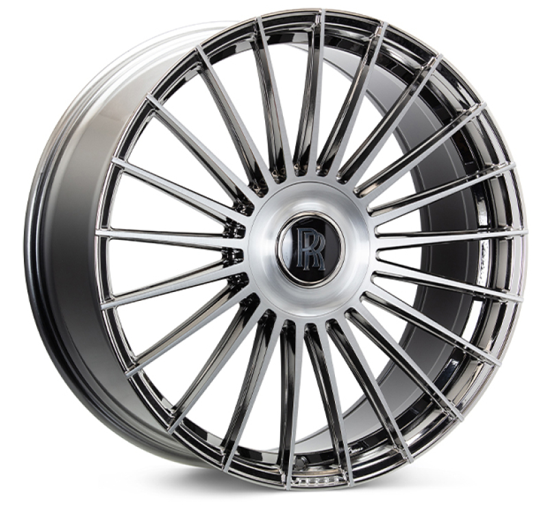 Vossen HF-8 24x9 / 5x120 BP / ET9 / 72.56 CB / Deep - EMC Polished / Brushed Wheel