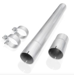Alternative view of Stainless Works 20-21 Ford F-250/F-350 7.3L 304L SS Resonator Delete