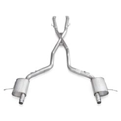 Stainless Works 11-20 Jeep Grand Cherokee 5.7L 3in Legend Catback Exhaust w/X-Pipe (Uses OEM Tips) - Image 4