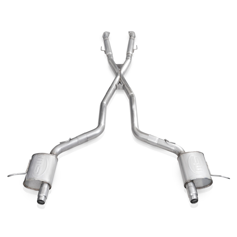 Stainless Works 11-20 Jeep Grand Cherokee 5.7L 3in Legend Catback Exhaust w/X-Pipe (Uses OEM Tips) - Image 4