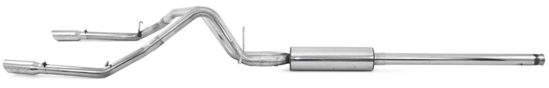 MBRP 14 Chevy/GMC 1500 Silverado/Sierra 4.3L V6/5.3L V8 Dual Split Rear T409 3in Cat Back Exhaust - Image 5