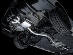 Alternative view of AWE Tuning 2024 Acura Integra Type S DE5 FWD Touring Edition Exhaust w/ Triple Diamond Black Tips