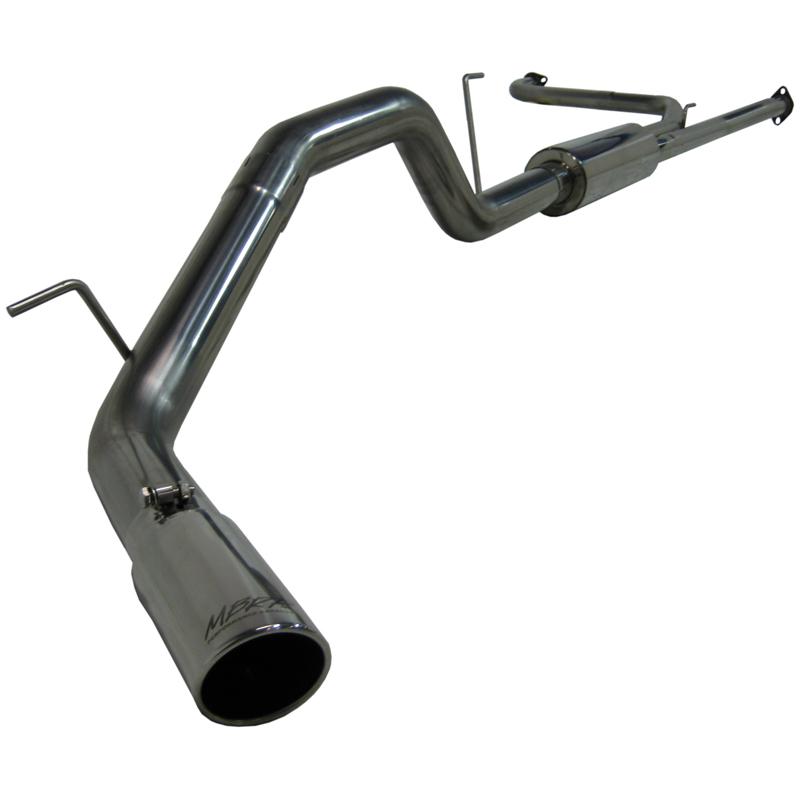 MBRP 2007-2009 Nissan Titan 5.6L EC/CC Cat Back Single Side - Image 3