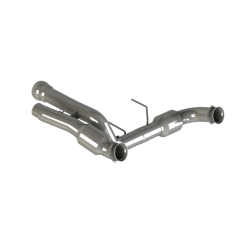 Alternative view of Kooks 22+ Raptor R 5.2L 4V. 3in. SS GREEN Catted Connections (Connects to OEM)