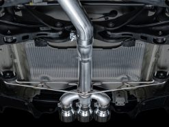 AWE Tuning 2024 Acura Integra Type S DE5 FWD Track Edition Exhaust w/ Triple Chrome Silver Tips - Image 3