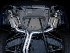 Alternative view of AWE Audi 2019-2023 C8 A6/A7 3.0T Touring Edition Cat-back Exhaust- Turn Downs